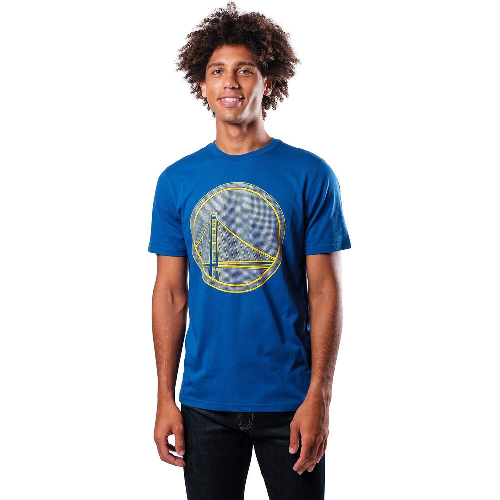 Ultra Game Mens Nba Brushed Reflective Logo Tee Shirt